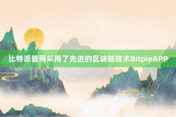 比特派管网采用了先进的区块链技术BitpieAPP