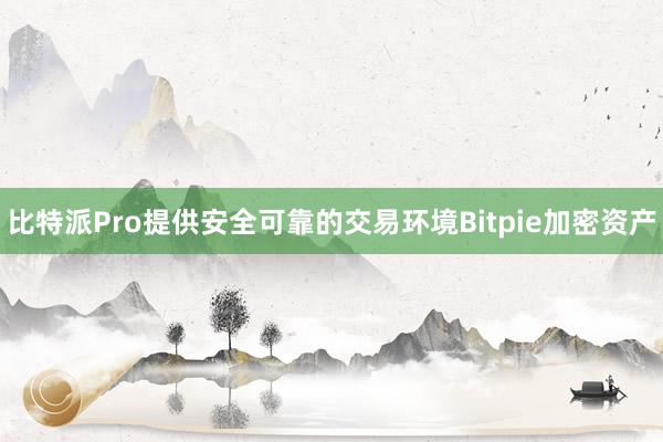 比特派Pro提供安全可靠的交易环境Bitpie加密资产