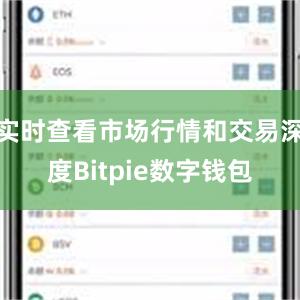 实时查看市场行情和交易深度Bitpie数字钱包