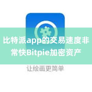 比特派app的交易速度非常快Bitpie加密资产