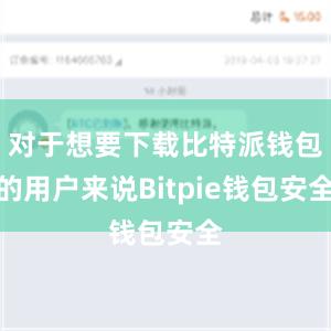 对于想要下载比特派钱包的用户来说Bitpie钱包安全